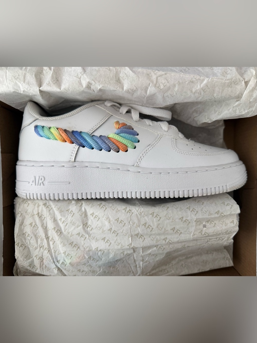 Nike Air Force Rainbow Lace
